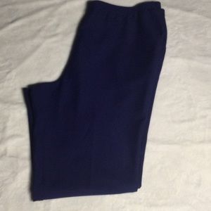 Alfred Dunner Women’s Navy Blue elastic Pants